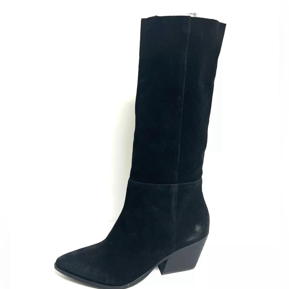 Golo Womens West Knee High Boot Black Suede 9 M